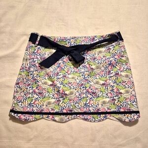 Turtles & Tees girls size 14/16 skirt with modesty shorts, EUC